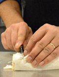 Learn to slice at The Chubby Cook Cooking School